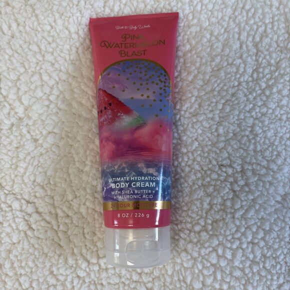 Bath & Body Works Pink Watermelon Blast Ultimate Hydration Body Cream Lotion - Picture 1 of 3